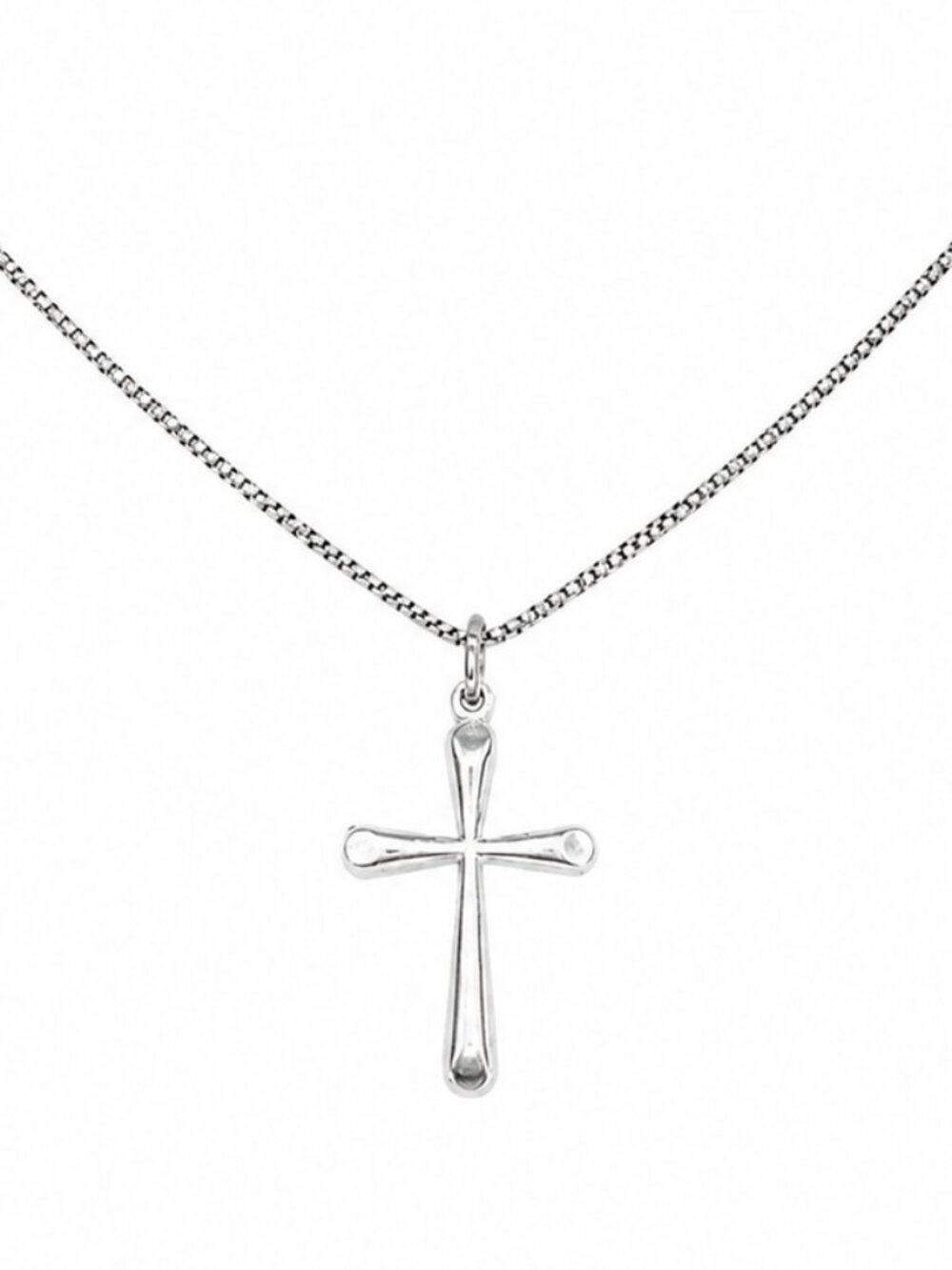 Sterling Silver 925 Chain Cross Pendant